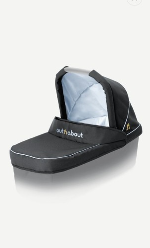 Out about carrycot - out, n