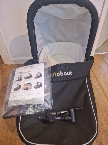 Out about single - out, carrycot